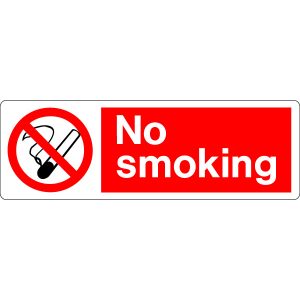 P500 No Smoking Sign