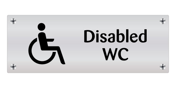 Disabled WC Wall Sign
