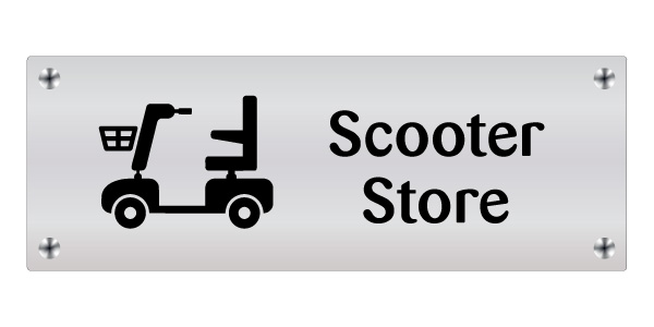 Scooter Store Wall Sign