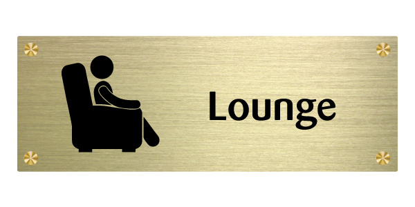 Lounge Wall Sign