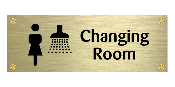 Changing Room Sign