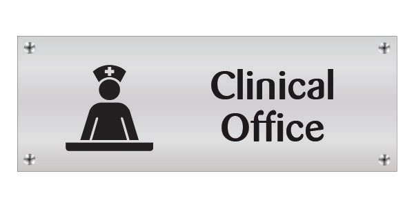 Clinical Office Wall Sign