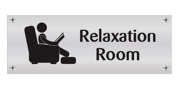 Relaxation Room Wall Sign