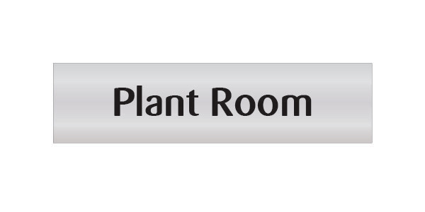 Plant Room Door Sign