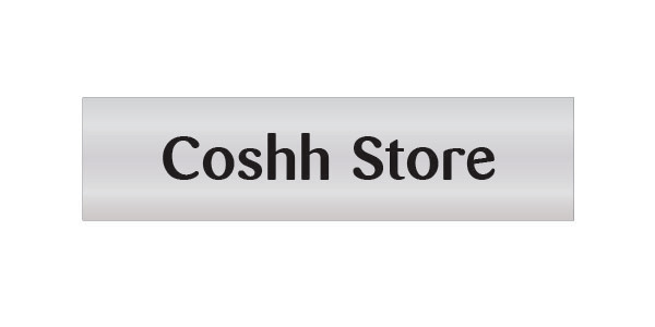 Coshh Store Door Sign