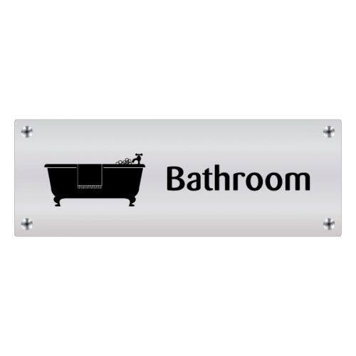 Bathroom Wall Sign for Care Homes