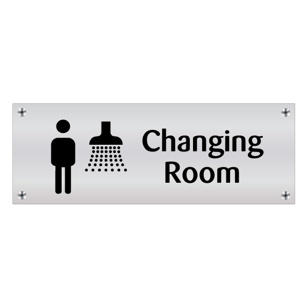 Changing Room Wall Sign for Care Homes