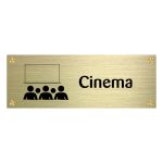 ID018 Cinema Wall Sign for Care Homes