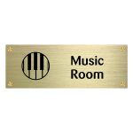 ID021 Music Room Wall Sign for Care Homes