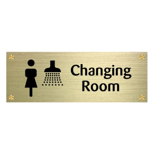 ID022 Changing Room Wall Sign for Care Homes