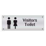 Visitors Toilet Wall Sign for Care Homes