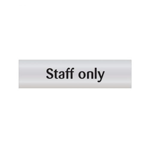 Staff Only Door Sign for Care Homes