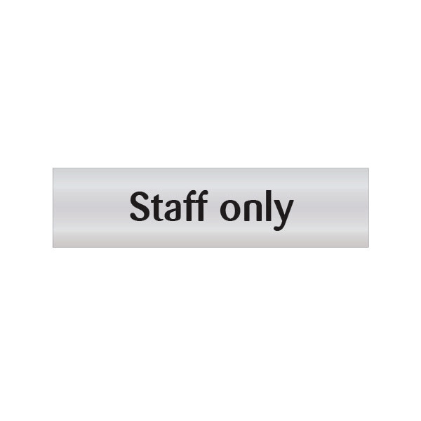 Staff Only Door Sign for Care Homes