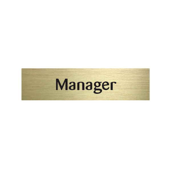 Manager Door Sign for Care Homes