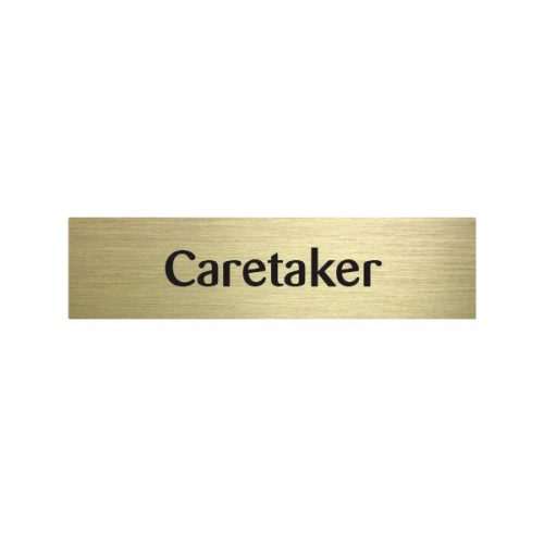 Caretaker Door Sign for Care Homes