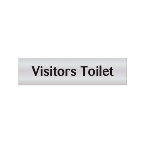 Visitors Toilet Door Sign for Care Homes