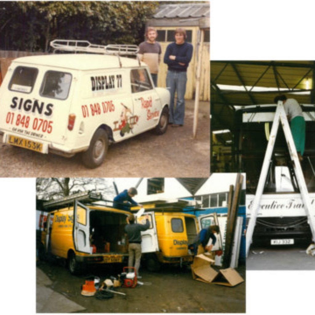 Display Signs 40 Years Ago