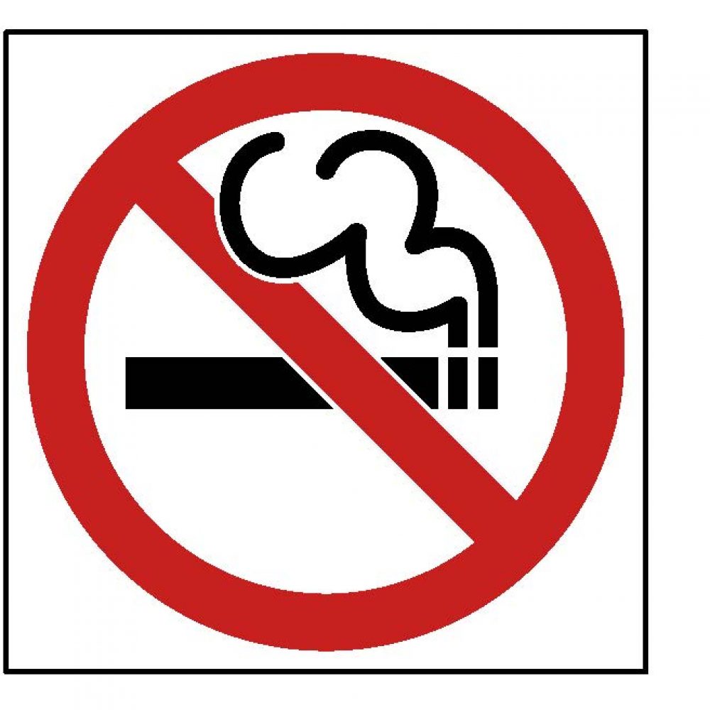 A5 No Smoking Sticker Sign - Safety Sign Shop - Display Signs