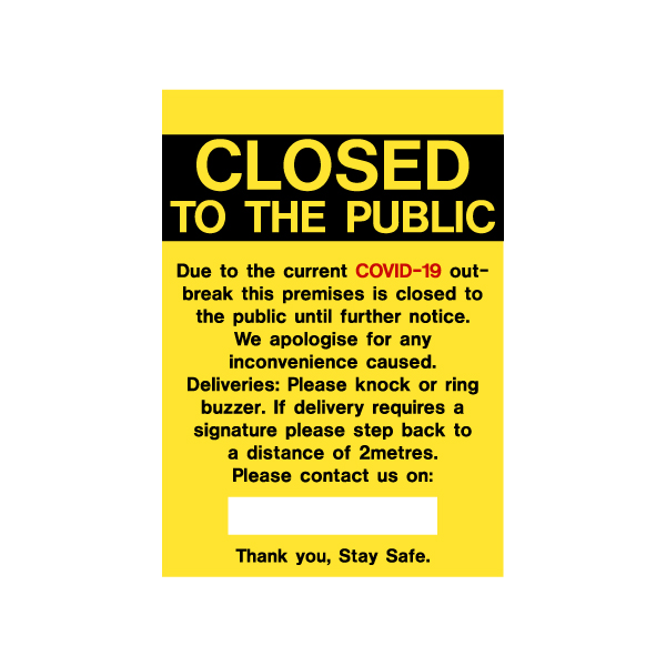 closed-to-the-publice