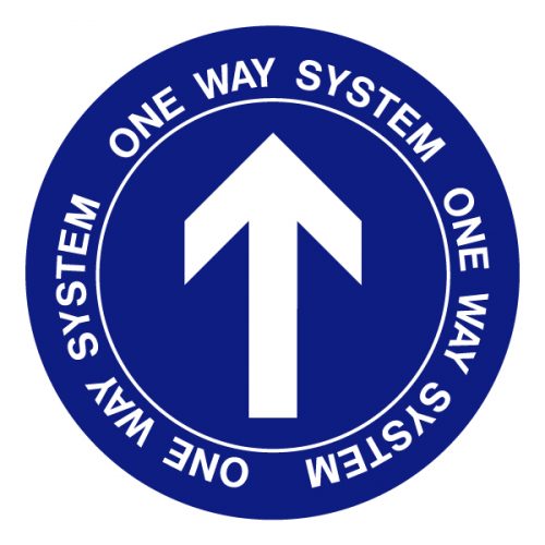 SD114 One Way System Sign