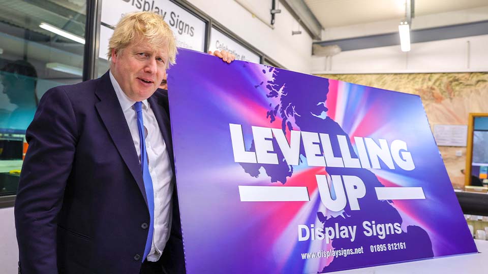 Display Signs Welcomes Boris Johnson